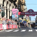 Giro 2015, 2^ tappa all’italiano Viviani. Alafaci lancia Nizzolo